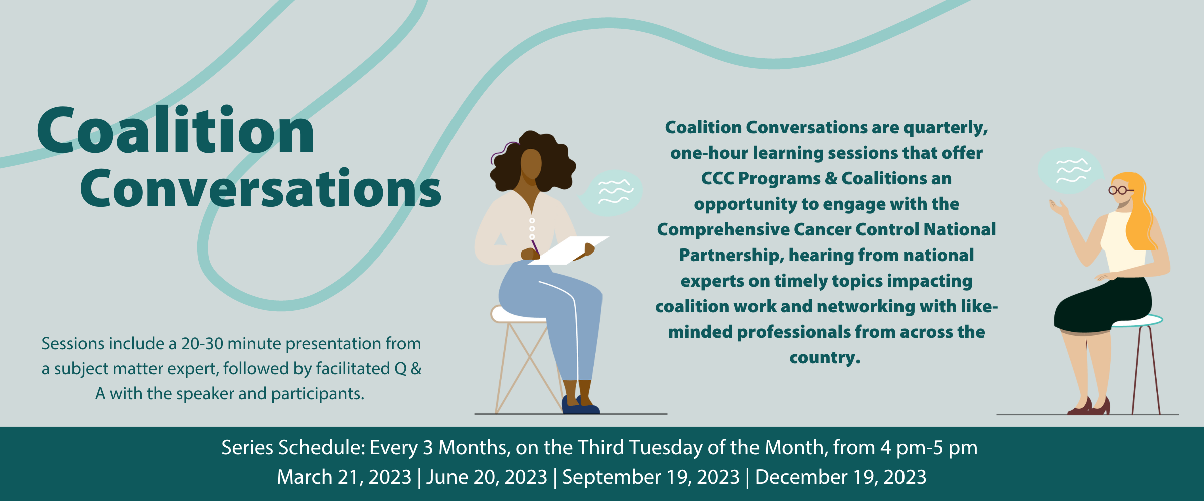 Coalitions Conversations are quarterly one-hour learning sessions. Click to learn more.